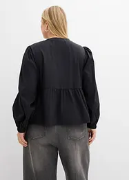 Bluse med sløyfedetaljer, bonprix