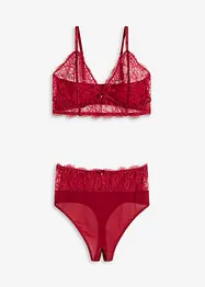 Bustier+stringtruse ouvert (2-delt sett), bonprix