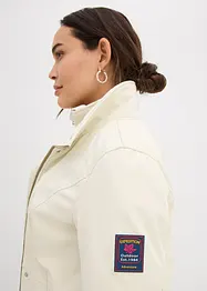 Lang softshelljakke med stretch, vannavvisende, bonprix