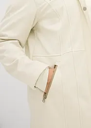 Lang softshelljakke med stretch, vannavvisende, bonprix