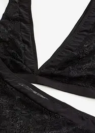 Bustier og stringtruse med høy midje (2-delt sett), bonprix