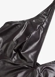 Catsuit ouvert i wetlook, bonprix