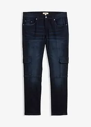 Slim Fit cargo-stretchjeans, Straight, bonprix