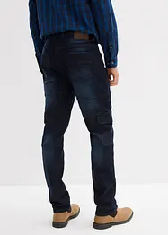 Slim Fit cargo-stretchjeans, Straight, bonprix