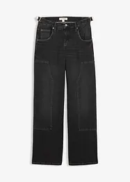 Wide Leg-jeans Mid Waist, bonprix