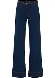 Wide Leg-jeans Mid Waist, Komfort-stretch, bonprix