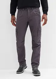 Relaxed Fit-cargobukse i 100% robust bomull, Straight, bonprix