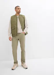 Regular Fit slip on-stretchbukse, Straight, bonprix