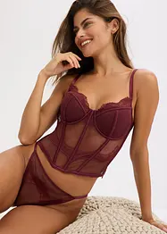 Tanga-string med raffinert blonde, bonprix