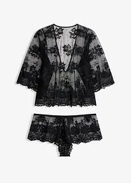 Langermet topp + panty (sett i 2 deler), bonprix