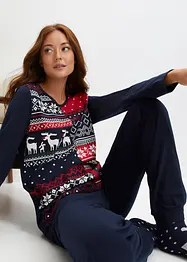 Pyjamas i 100% bomull, bonprix