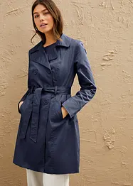 Trenchcoat i bomull, bonprix