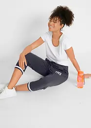 3/4-joggebukse i bomullsmiks, bonprix