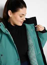 Outdoor-funksjonsjakke med hette, vanntett, bonprix