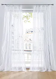 Gardin med bølgeprint, med resirkulert polyester (1-pack), bonprix