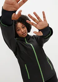 Vanntett funksjonsjakke med reflekterende detaljer, bonprix