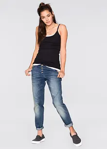 Stroppetopp i 100% bomull (2-pack), bonprix