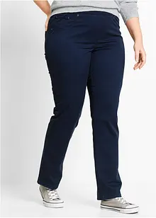 Straight-jeans, Mid Waist, ribbet linning, bonprix