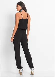 Jumpsuit med blonde, bonprix