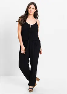 Jumpsuit i strukturert viskose, bonprix
