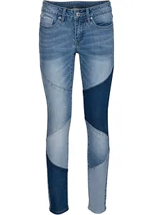 Skinny-jeans med trekantede innfellinger, bonprix