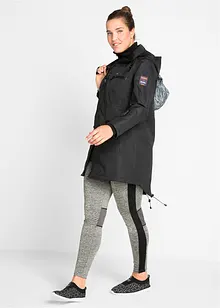 Funksjons-outdoor-overgangskåpe med hette, 2-i-1 look, vanntett, bonprix