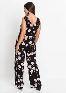 Blomstret jersey-jumpsuit, bonprix