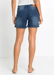 Jeans-shorts med broderi, bonprix