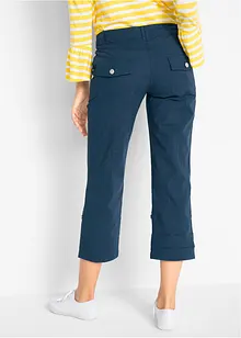 Cargo-bukse med stretch - 3/4 lang, bonprix