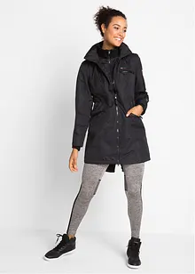 Funksjons-outdoor-overgangskåpe med hette, 2-i-1 look, vanntett, bonprix