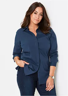 Lang stretchbluse, bonprix