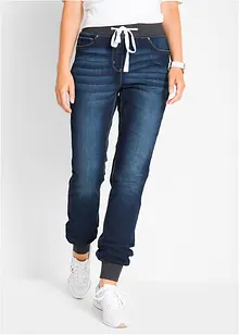 Boyfriend-jeans med elastisk linning, bonprix