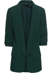 Lang blazer med draperte ermer, bonprix