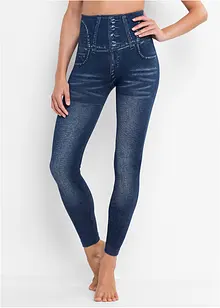 Shape seamless leggings i jeans-look, sterkt figurformende, bonprix