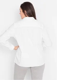 Bluse i stretch-kvalitet, lang arm, bonprix