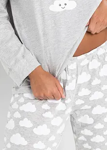 Pyjamas med økologisk bomull, bonprix