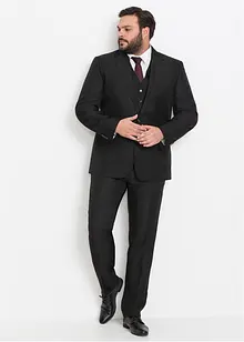 Dress (4-delt sett): blazer, bukse, vest, slips, Regular Fit, bonprix