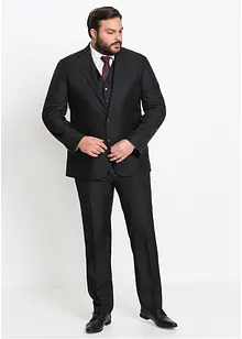 Dress (4-delt sett): blazer, bukse, vest, slips, Regular Fit, bonprix