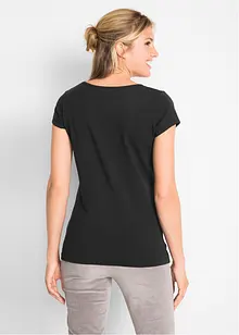 Stretch-topp, kort arm, bonprix