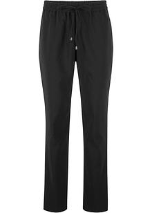 Lang pull on bukse med snøring sort Bukse med stretch, 78 lengde, Loose Fit sort bpc bonprix