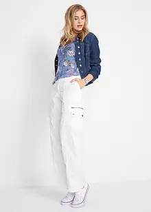 Cargo-jeans, Mid Waist, lang, bonprix