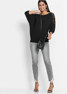 Oversize-topp, med blonde, bonprix
