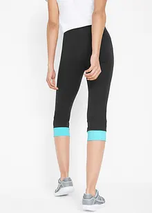 Capri-leggings med kanter i kontrastfarge, bonprix