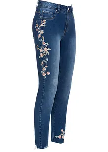 Jeans med broderi, bonprix