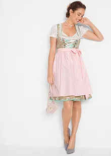 Tyrolerbluse i blondemateriale, bonprix