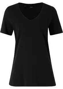 T-shirt med dyp V-hals, bonprix