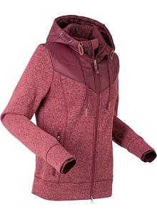 Komfortabel jakke i strikket fleece med vanntett glidelås Komfortabel jakke i strikket fleece med vanntett glidelås