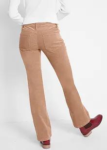 Stretch-cordbukse, Bootcut, bonprix