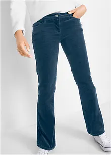 Stretch-cordbukse, Bootcut, bonprix