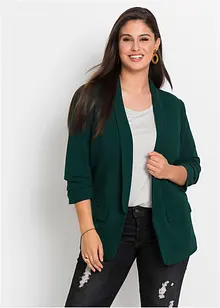 Lang blazer med draperte ermer, bonprix